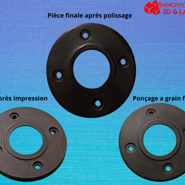 Rondelle personnalisée pour winch fabriquée en impression 3D, conçue pour une résistance et une durabilité optimales.